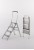 WAK Little Jumbo Sicherheitstritt / Sicherheitstreppe 4-stufig, Tritthhe 92 cm mit Alu-Riffelblech und Sicherheitsbgel